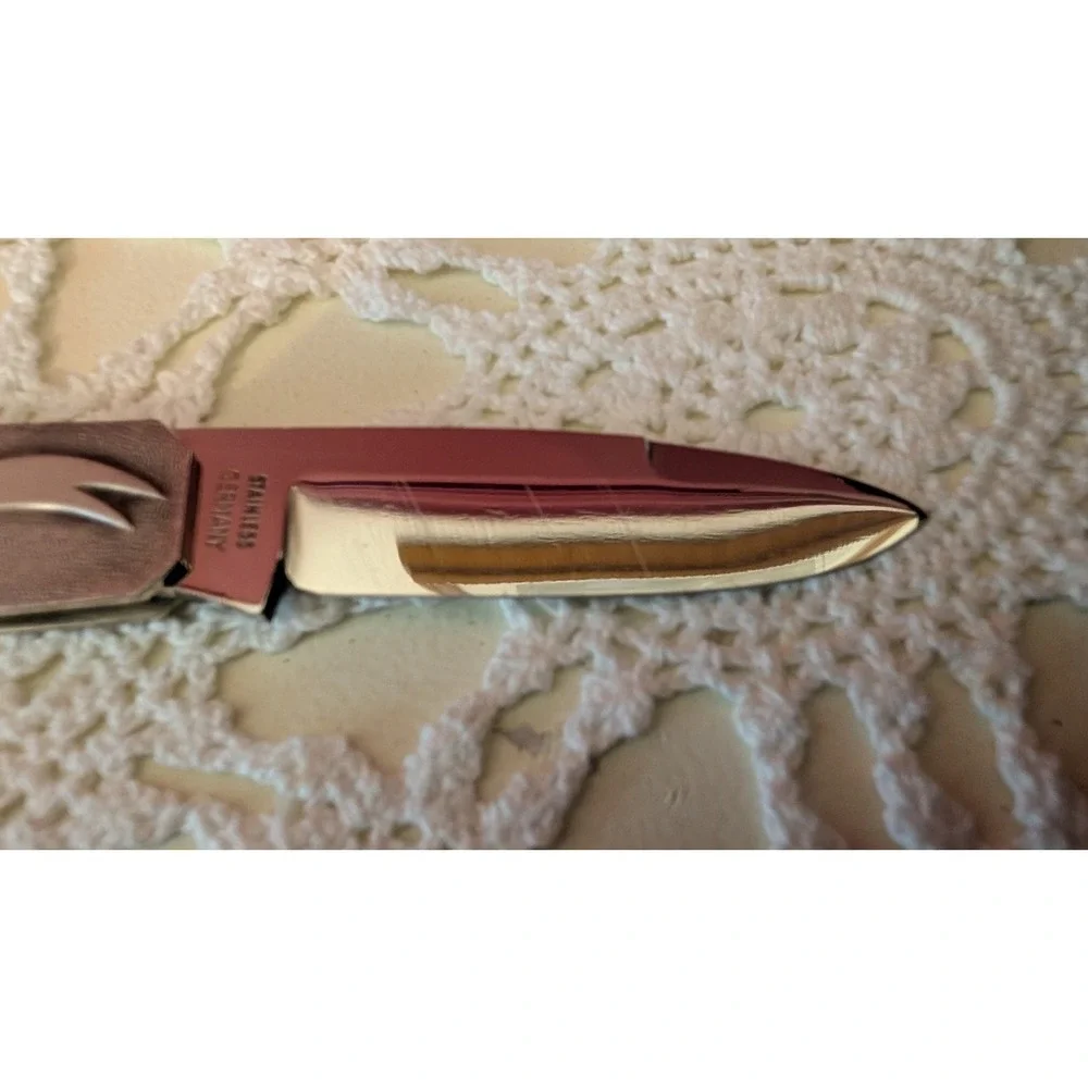 RARE VINTAGE AG RUSSELL GERMANY 1976 BICENTENNIAL EAGLE KNIFE KNIVES In Box
